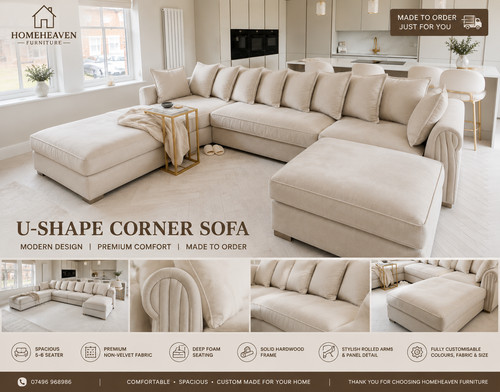 Shape corner cream velvet - corner,
