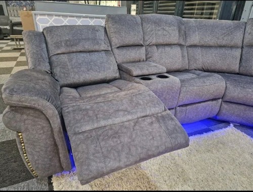 Luxury grey corner sofa - luxury,