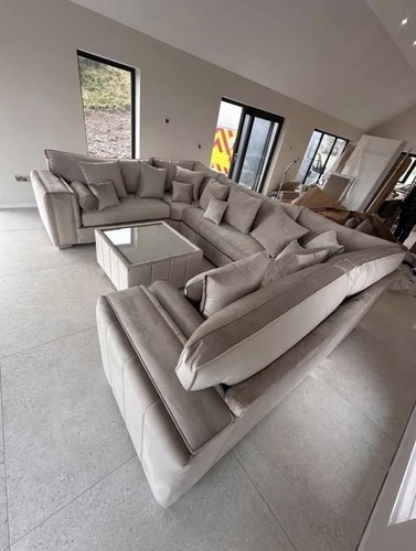 Shape corner sofa beige - beige, |