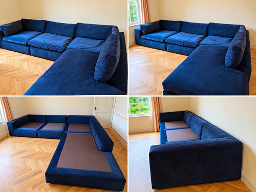 Stunning luxury navy velvet - stunning,