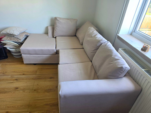 Grey corner sectional - corner,