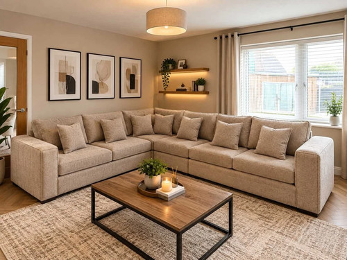 Luxury large corner sofa - large,