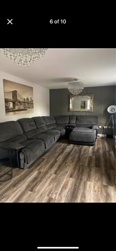 Harveys grey fabric corner - grey,