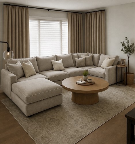 Luxury ruby corner sofa - sofa, |