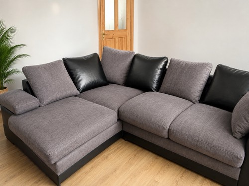 Grey black fabric - grey/black,