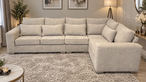 Luxury ruby corner sofa - luxury|,