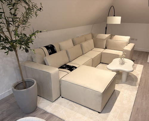 Sloane corner dual arm sofa - arm, in