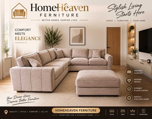 Corner sofa 260x260cm beige - sofa,