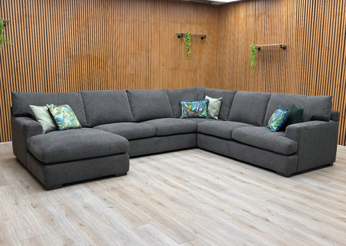 Daniel corner sofa - 'daniel', charcoal