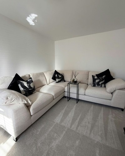 Cream 2c2 corner sofa - sofa, seater