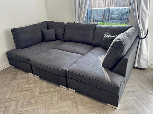 Cenima shape corner sofa - cenima, u