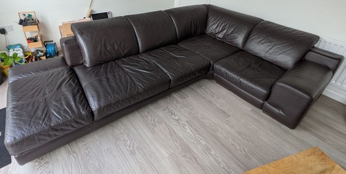 Large shape corner sofa - (r), l-shape