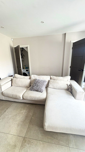 Beige solid corner - solid,