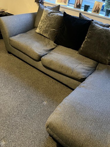 Dfs grey corner - corner, sofa.