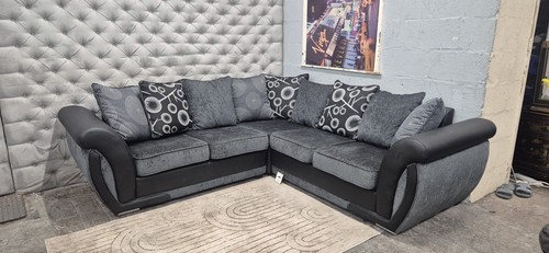 Grey dfs corner - corner, sofa