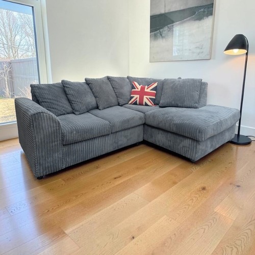 Grey corner sofa delivery - grey,
